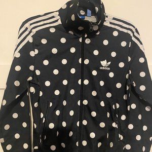 Adidas Women's Black Originals Dots Firebird Track Jacket